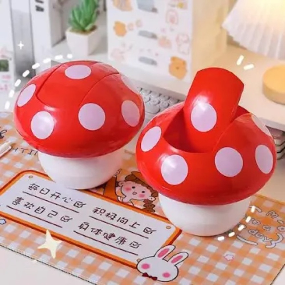 🍄MUSHROOM MINI DESK WASTE BIN 🍄